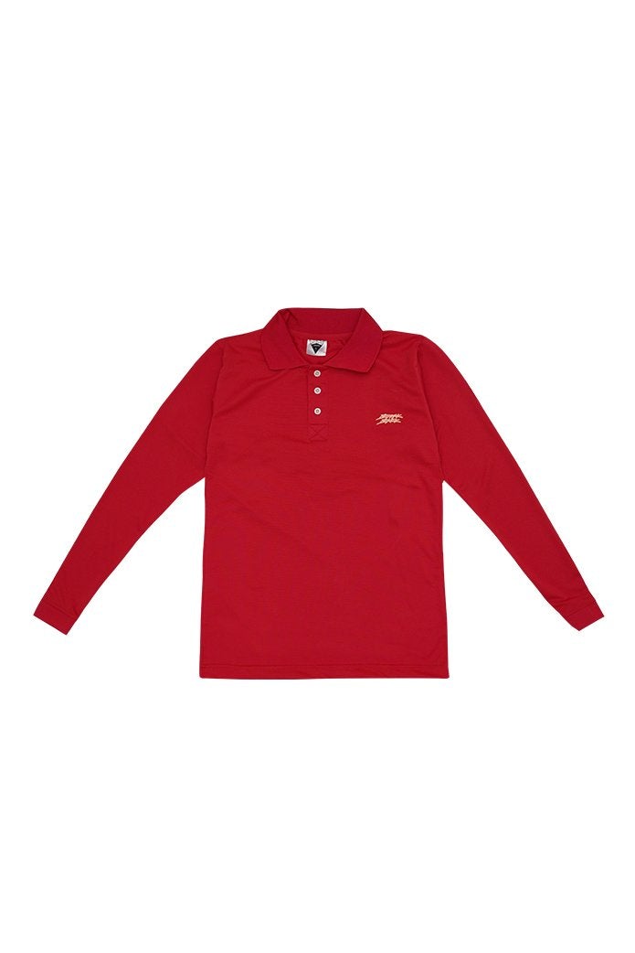 Budak Baek Malaysia Logo Long Sleeve Red Tshirt Front