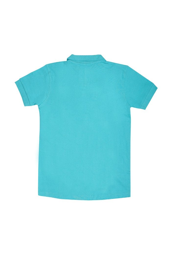 Budak Baek Malaysia Logo Short Sleeve Blue Tshirt Back