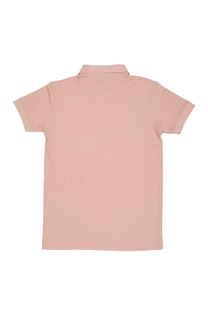 Budak Baek Malaysia Logo Short Sleeve Pink Tshirt Back