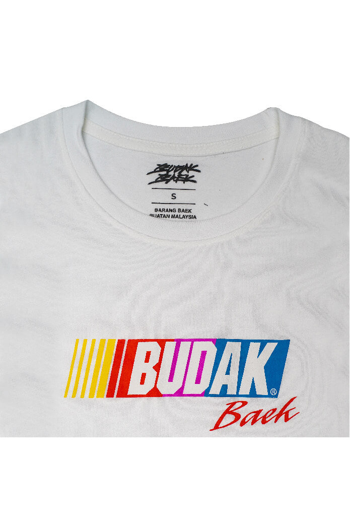 Budak Baek Malaysia Racer Baek White Tshirt Front Print