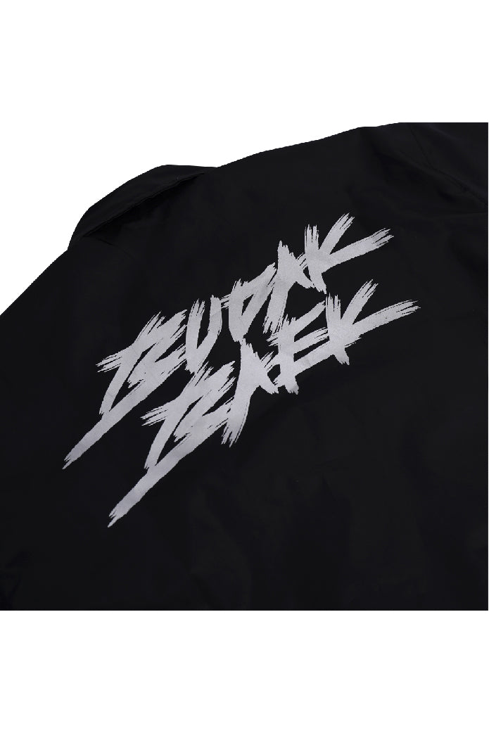 Budak Baek Malaysia Rider Series Reflective Logo Coach Jacket Back Print