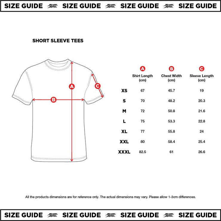 Budak Baek Malaysia Tshirt Size Guide