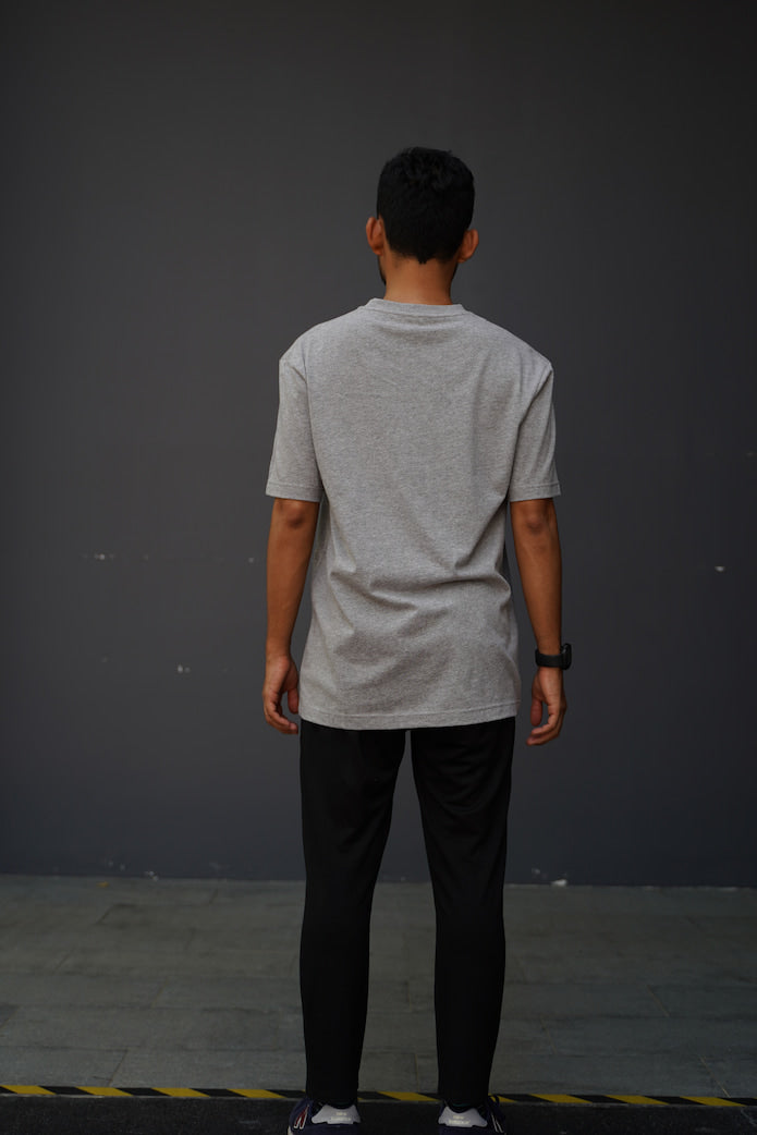 Budak Baek Malaysia Krimer Manis Light Grey Tshirt Back